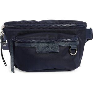 NWT LONGCHAMP Le Pliage Neo Nylon Adjustable Belt Bag Navy Blue AUTHENTIC